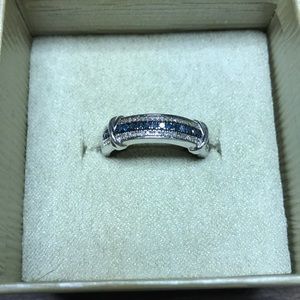 Diamond 💍💎Blue & White Diamond 💍 band